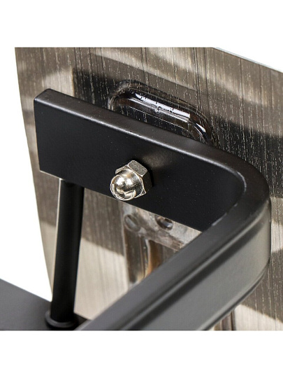 Полка для ванной металл, настенная, прямая, 31х12х5.8 см, силиконовое крепление, черная, T2022-HT085