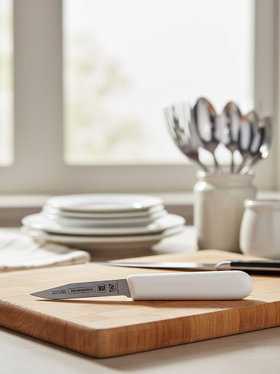 Нож кухонный Tramontina, Professional Master, для овощей, нержавеющая сталь, 8 см, рукоятка пластик, 871-060