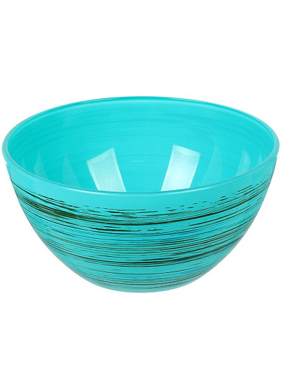 Салатник стекло, круглый, 16х8 см, 0.7 л, средний, Торнадо МИКС, Декостек, 425/1-Н "Торнадо" МИКС, в ассортименте