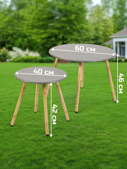 Мебель садовая Валлета, 2 кресла, 1 диван, подушка, 2 стола 60х46 см, 40х42 см, кресло 63х72х83 см, 72х122х83 см, C010151