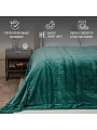 Плед 2-спальный, 200х220 см, искусственный мех, 100% полиэстер, Eclair, зеленый, 29 562 - фото 11
