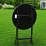 Мебель садовая Green Days, черная, стол, 60х60х70 см, 2 стула, 120 кг, YTCT002B - фото 10