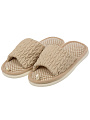 Тапки для женщин, бежевые, р. 38-39, открытые, A210367