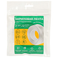 Клейкая лента 18 мм, двухсторонняя, основа акриловая, 3 м, Kroll, 612154 - фото 3