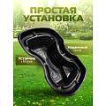 Пруд садовый декоративный Байкал, 400 л, черный, Полимерлист - фото 4