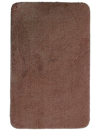 Набор ковриков 3 шт, 0.5х0.8, 0.5х0.4, 0.4х0.45 м, полиэстер, шоколад, Silvano, Мона, Y4-11497, без рисунка