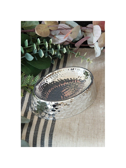 Мыльница настольная, Delphinium, Хром, пластик, 13,4х9,9х3,2 см, 106189