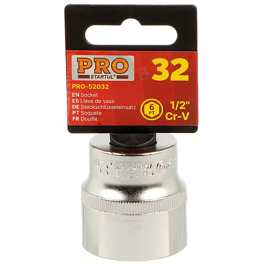 Головка торцевая 6-гранная 1/2&quot;, 32 мм, PRO-52032