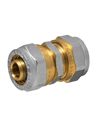 Металлопластиковая муфта d16 мм, с цангой, MasterProf, ИС.072539