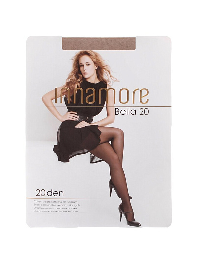 Колготки Innamore, Bella, 20 DEN, р. 2, miele/телесные, с шортиками и прозрачным мыском