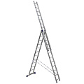 Лестница 3 секции, 12 ступеней, алюминий, 8.43 м, 150 кг, Alumet, 6312