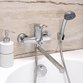 Смеситель для ванны, РМС, с картриджем, хром, SL55-006E - фото 2