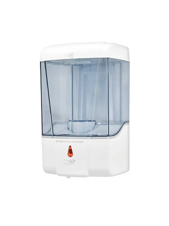 Дозатор для жидкого мыла, Puff, 8180, сенсорный, 600 мл, белый, 1402.112