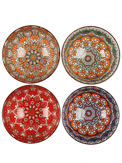 Набор салатников 4 шт, 11х5.5 см, 250 мл, Восток-1, B010446