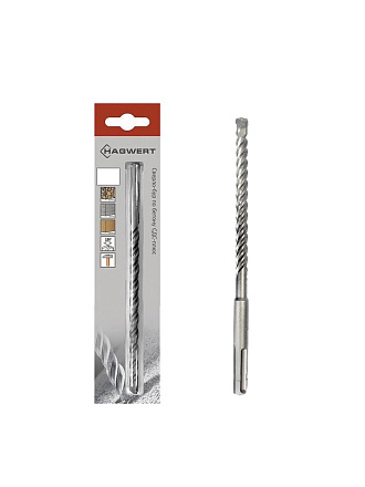 Сверло-бур для перфоратора, Rennbohr, Duo, диаметр 6х160 мм, 2 грани, SDS-Plus, 680616