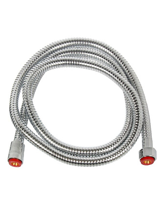 Шланг для душа, сталь, ИМП-ИМП, 150 см, армированный алюминиевой нитью, ComfortFactor, 43331