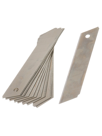 Лезвия сменные 25х125 мм, 10 шт, сегментированные для пистолетного ножа, Bartex, UK-82-25, CH-106/10