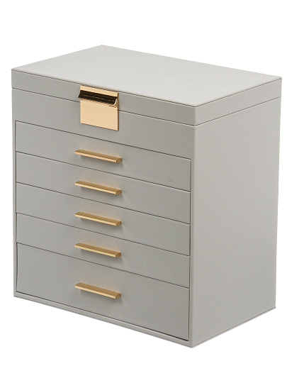 Шкатулка для украшений, пластик, 26.7х17х28.2 см, A320051