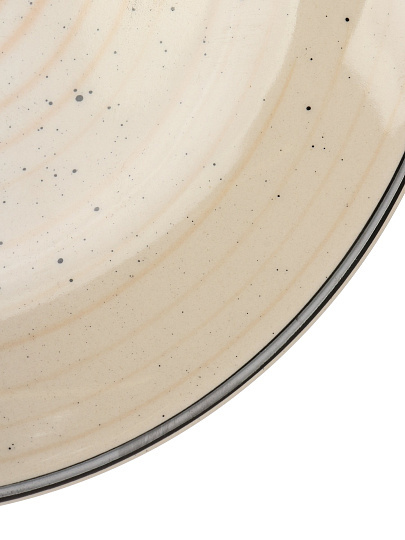 Тарелка десертная, керамика, 19 см, круглая, Фьюжен Миели, Elrington, 225-27023, бежевая