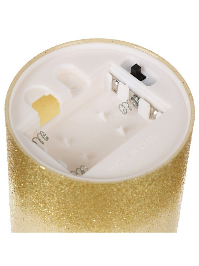 Свеча светодиодная 10х7.5 см, пластик, A330101