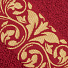 Полотенце банное, 50х90 см, Cleanelly Золотая листва, 420 г/кв.м, бордовое - фото 2