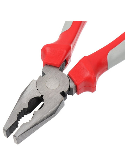 Пассатижи 200 мм, прямые, двухкомпонентный, углеродистая сталь, Bartex, Стандарт, 11003RB