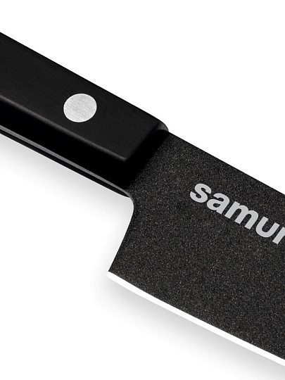 Нож кухонный Samura, Chadow, универсальный, нержавеющая сталь, 15 см, рукоятка пластик, SH-0023/K