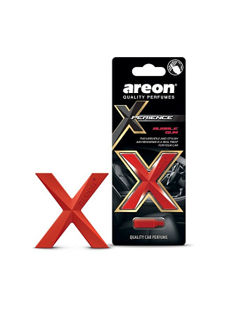 Ароматизатор в машину на дефлектор, сухой, Areon, Xperience Бабл Гам, 704-APX-03