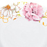 Сервиз столовый из стеклокерамики, 19 предметов, Лилея розовые цветы JL19 Korall - фото 5