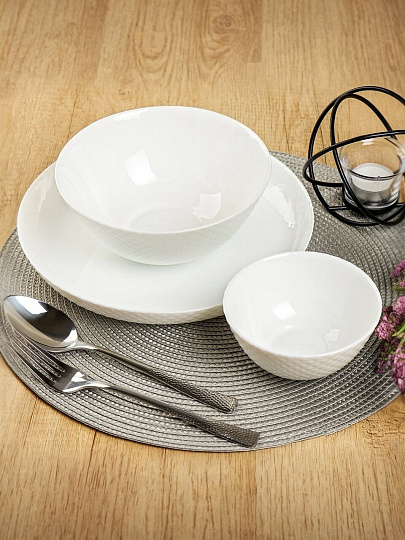 Салатник стеклокерамика, круглый, 12х5 см, Precious, Luminarc, Q1898