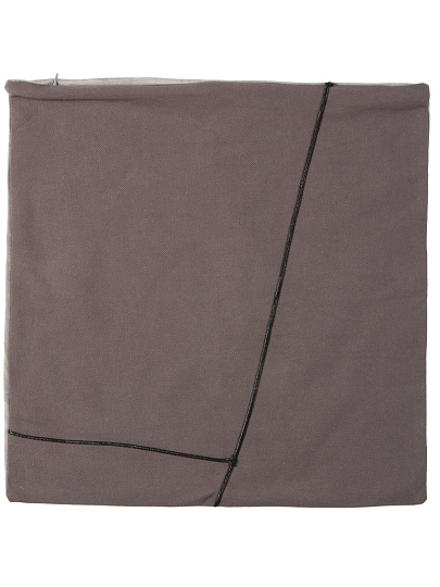 Наволочка декоративная Линии, 100% полиэстер, 45 х 45 см, серая, A130036