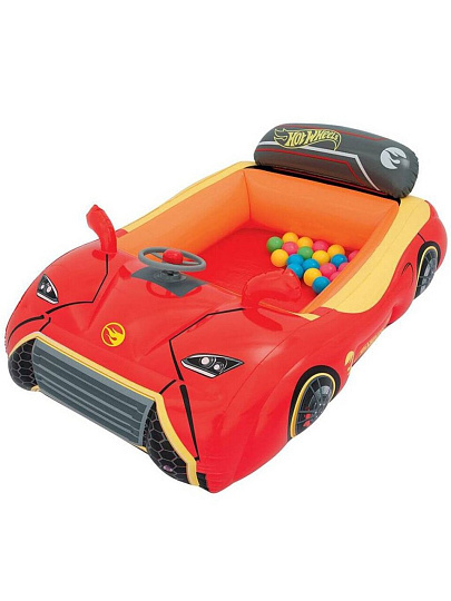 Игровой центр 135х99х43 см, Машина, 25 мячиков, от 2 лет, Bestway, 93404