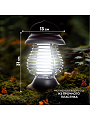 Фонарь садовый Uniel, Bug Zapper USL-F-300/PМ310, на солнечной батарее, настольный, пластик, 13х31 см, 13 светодиодов - фото 2