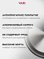 Сковорода алюминий, 14 см, антипригарное покрытие, Vari, В семье вкуснее, серая, VSV17114 - фото 3