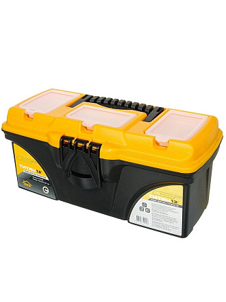 Ящик для инструментов, 13 '', 16.5x13.7x32.4 см, пластик, Idea, Титан, пластиковый замок, с секциями, М 2934