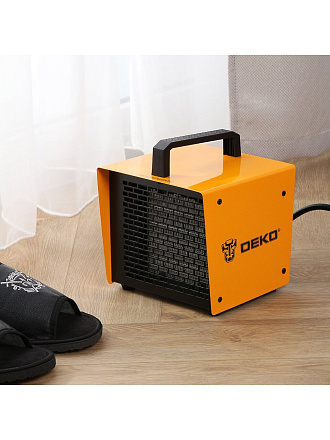 Пушка тепловая электрическая, Deko, DKIH3400, 3.4 кВт, 192 м³/ч, керамический элемент, квадратная, 080-1013