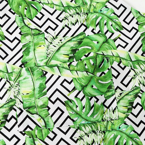 Фартук «Этель» Геометрия, 65×60 см, репс, 130 г/м2, 100%-ный хлопок, 4275209