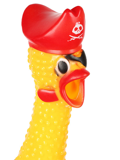 Игрушка для животных пищащая курица, 38х9 см, в ассортименте, Y4-11411
