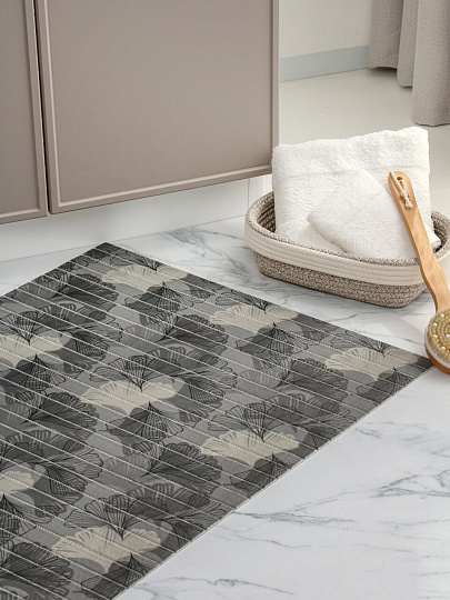 Коврик для ванной, антискользящий, 0.8х15 м, вспененный ПВХ, Вилина, Виктория, 303G