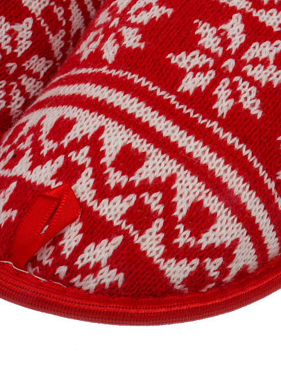 Тапки жен, красно-белый, р-р 38-39, Рождество, A210399