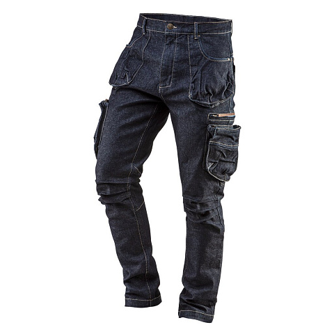 Рабочие брюки 5 карманов DENIM, размер M, NEO Tools, 81-229-M