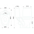 Унитаз-компакт Gesso, косой выпуск, сиденье полипропилен, 1 режим - фото 4