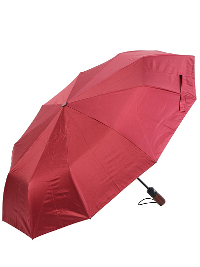 Зонт складной автомат, 10 спиц, 58 см, с деревянной ручкой, Y4-11561