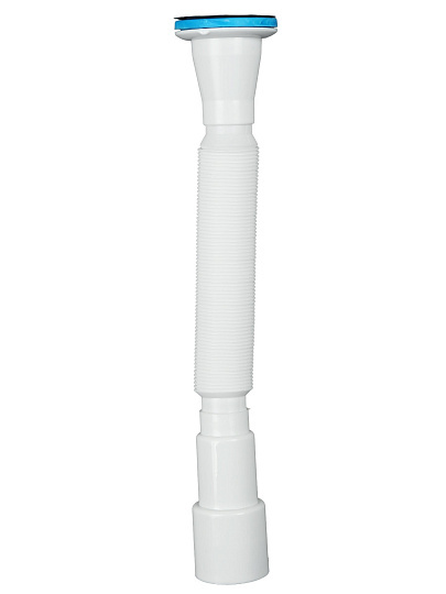 Сифон для мойки, 700 мм, 1" 1/2х40/50, с выпуском 64 мм, Aquanova, 1209