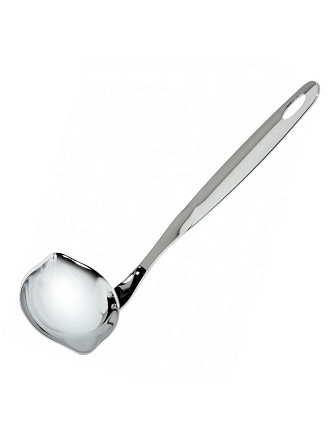 Половник для блинов, нержавеющая сталь, навеска, Мультидом, AN50-55, с хромированным покрытием