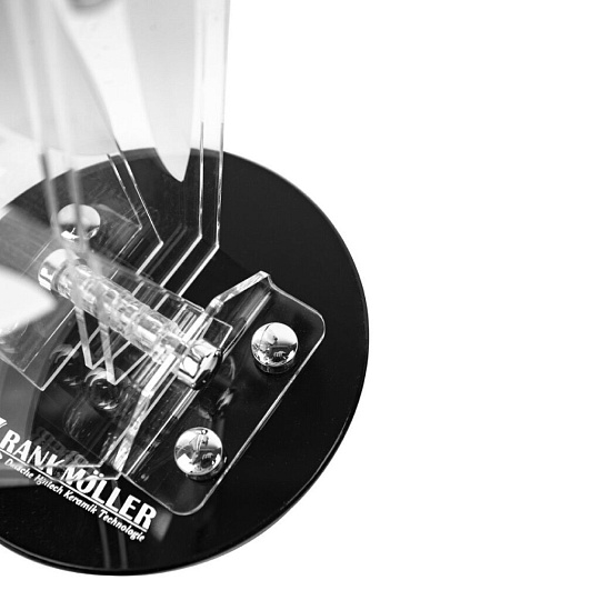 Набор ножей 4 предмета, 12.5 см, 10 см, 7.5 см, керамика, рукоятка пластик, с подставкой, Frank Möller, FM-401