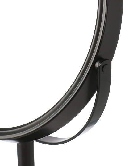 Зеркало настольное, 25х16х15 см, черный матовое, Y4-11334