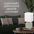 Светильник настольный E14, бежевый, абажур белый, RL-TL009-1 - фото 9