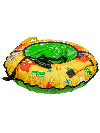 Санки-ватрушка Nika, Ми-ми-мишки, 80 см, 80 кг, с буксировочным тросом, с ручками, ТБ2-80/ММ