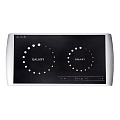 Плита электрическая Galaxy Line, GL 3056, 2900 Вт, 2 конфорки, стеклокерамика, электронная, переключатель сенсорный, до 240°С, черная